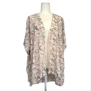 Poetry one size floral print kimono